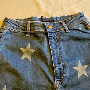 Nasty Gal  star Jeans. Size 10